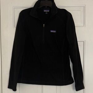 Patagonia Black Half-Zip Fleece Pullover